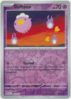DRIFLOON 060/142 STELLAR CROWN POKEMON (REVERSE HOLO, NM) - Image 1