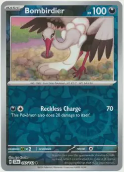 BOMBIRDIER 097/142 STELLAR CROWN POKEMON (REVERSE HOLO, NM) - Image 1