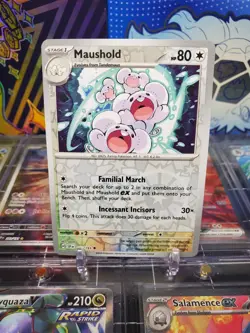 Maushold 158/191 Reverse Holo Uncommon Pokemon TCG S&V Surging Sparks - Image 1