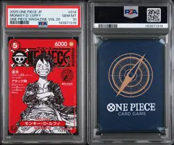Monkey D Luffy Magazine Promo PSA 10 ST21-014 One Piece TCG (UK SELLER) - Image 1