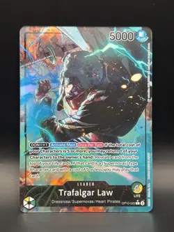 Trafalgar Law OP10-022 Alt Art Leader One Piece TCG English - Image 1