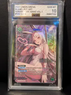 Union Arena Blanc NIK-1-074 (U*) GODDESS OF VICTORY: NIKKE AGS 10 - Image 1