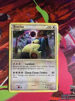 Pokemon TCG Snorlax 33/95 Call of Legends Rare Non-Holo Card - Image 3