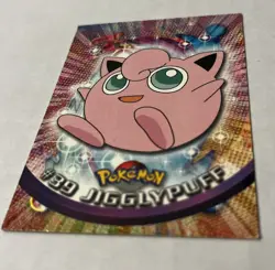 Topps Series 1 1999 TV Animation Ed JIGGLYPUFF #39 Pokemon Character Card - Image 5