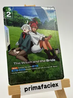Gundam Card - The Witch and the Bride - GD01-117 R+ - Image 1
