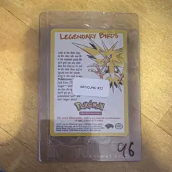 Pokemon Articuno Promo Vintage Pokemon League Card #22 Regular 2000 - Image 2