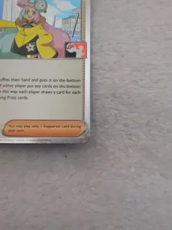 Iono 185/193 Holo Pokemon Prize Pack Series 4 Promo Pokemon Card Play Stamp - Image 5