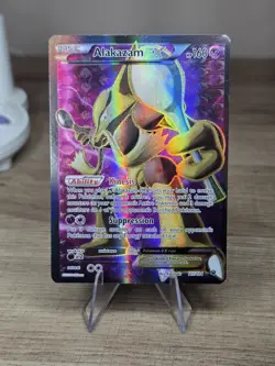 Alakazam EX 117/124 (Full Art) Ultra Rare XY - Fates Collide Pokemon Card - Image 1