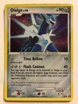 Pokemon TCG Dialga LV.68 DP26 Black Star Promo Holo Pokemon Card LP - Image 1