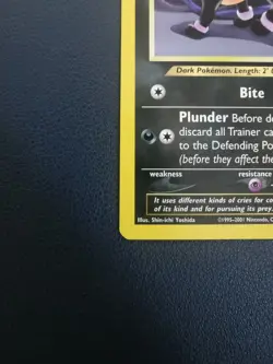 Pokemon Card Houndour 39/75 Neo Discovery Uncommon - Image 4