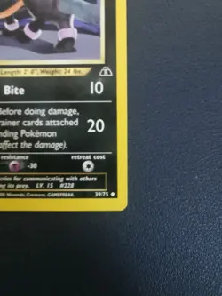Pokemon Card Houndour 39/75 Neo Discovery Uncommon - Image 5