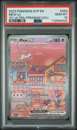 Mew ex 053 Sv: Scarlet & Violet Promo Cards Holo PSA 10 - Image 1