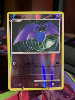 Zubat Supreme Victors Reverse Holo Pokemon TCG Platinum Common Card 133/147 - Image 1