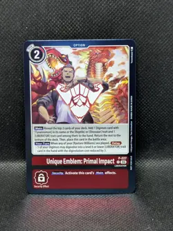 Digimon Card Game Unique Emblem: Primal Impact Dawn of Liberator P-227 - Image 1