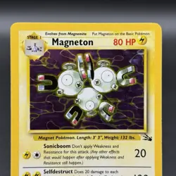 Magneton - 11/62 Fossil - Pokemon - Foil Rare Card - LP - Image 2