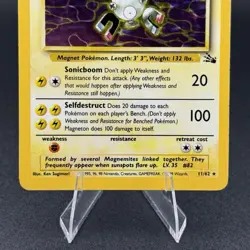 Magneton - 11/62 Fossil - Pokemon - Foil Rare Card - LP - Image 3