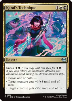 4x Karai's Technique - Foil MTG Teenage Mutant Ninja Turtles NM Magic Foil - Image 1