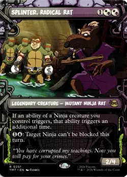 Splinter, Radical Rat (Showcase) 251 TMT Teenage Mutant Ninja Turtles NM - Image 1