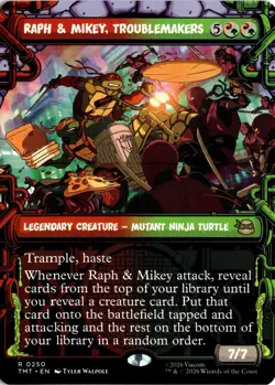 Raph & Mikey, Troublemakers (Showcase) 250 TMT Teenage Mutant Ninja Turtles NM - Image 1