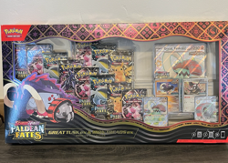 Pokemon Paldean Fates Great Tusk ex & Iron Treads ex Premium Collection Box NEW - Image 1