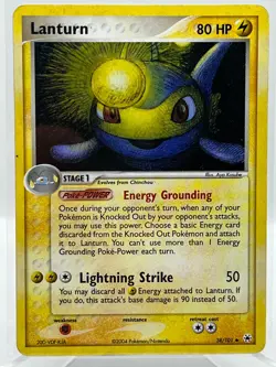 Lanturn 38/101 EX Hidden Legends Reverse Holo Vintage Pokemon TCG Card - Image 1