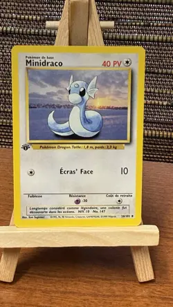 Pokemon 1st Edition Base French Dratini (Minidraco) French 26/102 MINT Wizards - Image 1