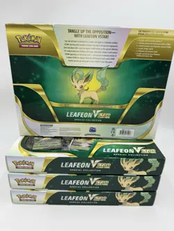 Pokemon TCG Leafeon VSTAR Special Collection Lot of 4 Sealed Boxes - Image 2