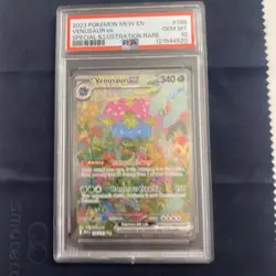 2023 POKEMON MEW EN-151 SPECIAL ILLUSTRATION RARE #198 VENUSAUR EX PSA 10 - Image 1