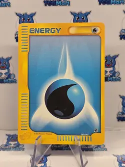 Pokemon Water Energy 165/165 Expedition LP - Image 1