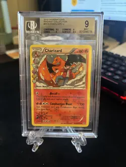 BGS 9 MINT Charizard Generations Radiant Collection 2016 XY Holo Pokemon RC5 - Image 1