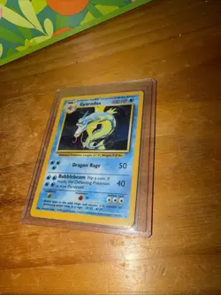 Pokemon TCG Gyarados Base Set 6/102 Holo 1999-2000 Wizards Base Set Copyright... - Image 1