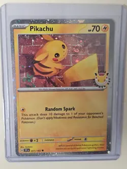 Pikachu (Pokemon Day 2026) Promo Swirl ⋆˚꩜｡⋆ - Image 1