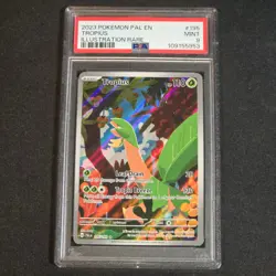 PSA 9 Tropius Illustration Rare #195 2023 Pokemon Pal Paldea Evolved - Image 1