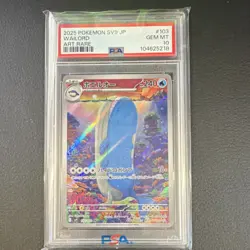 Pokemon Wailord Art Rare SV9: Battle Partners 103/100 Holo Japanese PSA 10 - Image 1