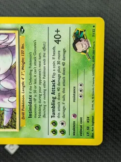 Giovanni's Nidoking 7/132 - Gym Challenge Unlimited Holo Rare Pokemon TCG NM - Image 5
