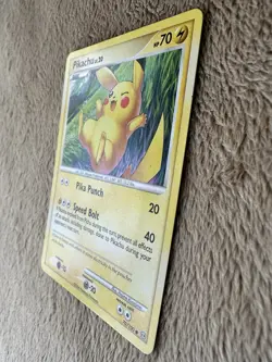 2008 Pokemon TCG DP Stormfront Pikachu Lv.20 HP 70 Common Non-holo 70/100 LP - Image 2