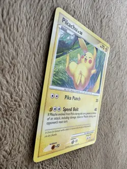 2008 Pokemon TCG DP Stormfront Pikachu Lv.20 HP 70 Common Non-holo 70/100 LP - Image 4