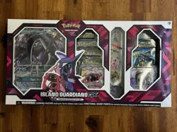 Pokemon TCG Island Guardians GX Premium Pin Collection Box 2018 Sealed - Image 1