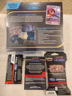 Pokemon Package Mega Evolution Phantasmal Flame ETB & Booster Bundle 2 Packs New - Image 4