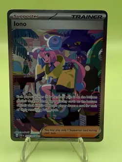 Iono 2024 Pokemon Paldean Fates #237/091 Special Illustration Rare - Image 1