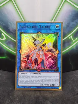 Yugioh Accesscode Talker MGED-EN037 Gold Rare 1st Edition NM - Image 1