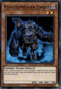 Plaguespreader Zombie 1st Ed Super Rare DASA-EN041 Yu-Gi-Oh! - Image 1