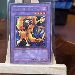 Yu-Gi-Oh! Darkfire Dragon LOB-019 Legend of Blue Eyes White Dragon Unlimited - Image 1