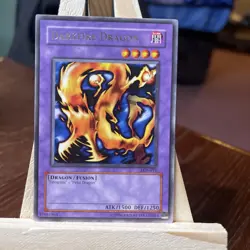 Yu-Gi-Oh! Darkfire Dragon LOB-019 Legend of Blue Eyes White Dragon Unlimited - Image 3