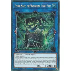 Yu-Gi-Oh Flying Mary, the Wandering Ghost Ship MP25-EN110 Prismatic Secret Rare - Image 1