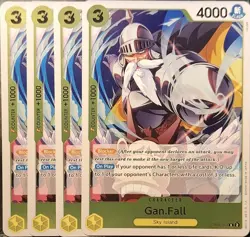 One Piece TCG - 4er Playset - EB01-054 Gan.Fall R/EN/NM - Image 1