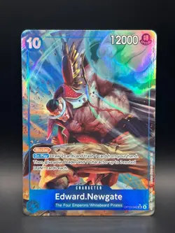 Edward Newgate Alt Art OP13-042 Carrying On His Will One Piece TCG English - Image 1