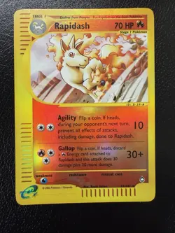 Rapidash - 31/147 - Pokemon Aquapolis Reverse Holo Rare Card LP - Image 1