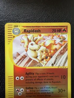 Rapidash - 31/147 - Pokemon Aquapolis Reverse Holo Rare Card LP - Image 2