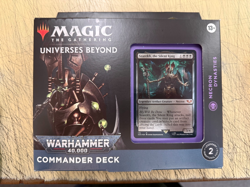 Magic the Gathering: Warhammer 40K Necron Dynasties Commander Deck Sealed - Image 1
